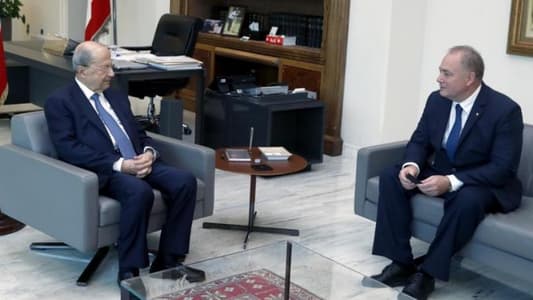 الرئيس عون عرض مع السفير الروسي في لبنان ألكسندر روداكوف للعلاقات اللبنانية - الروسية وسبل تطويرها في المجالات كافة