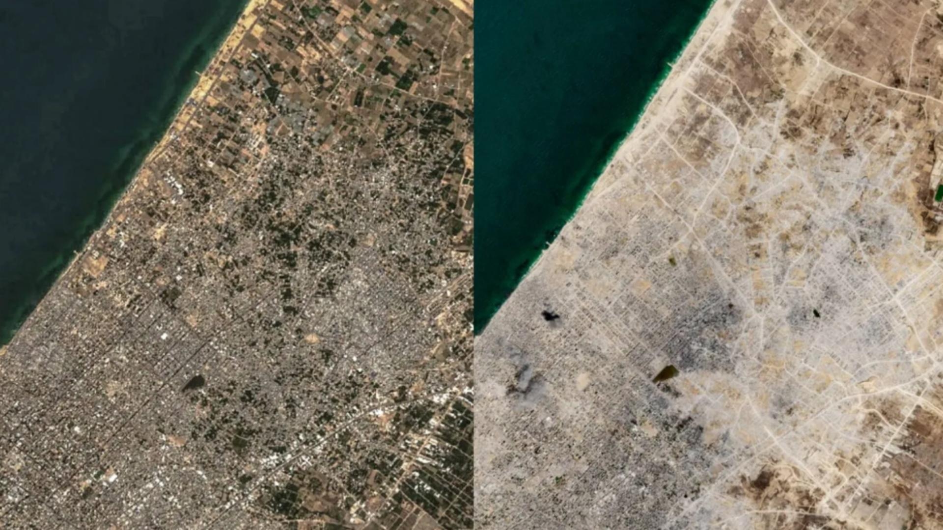 بالصّورة: غزّة قبل وبعد...