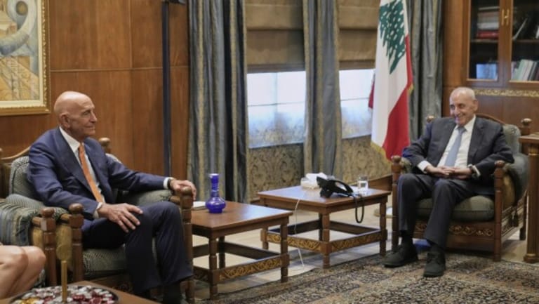 Berri: Talks with Barrack Focused on Lebanese Interests, Hezbollah Demands