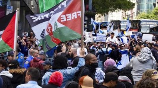 تظاهرة حاشدة في مدريد دعماً لفلسطين