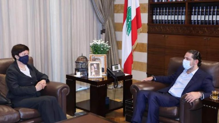 الحريري التقى المنسقة الخاصة للأمم المتحدة في لبنان