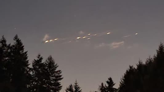 Burning Space Rocket Debris Lights Up Iberian Skies