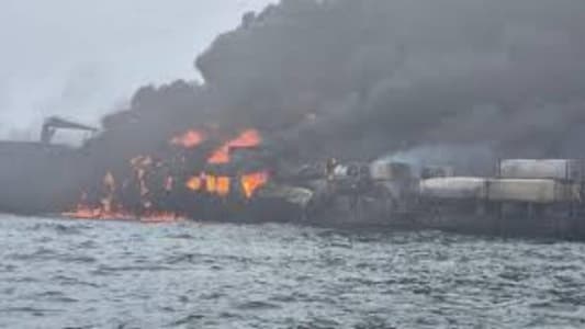 Port official: Fires 'still going on' after North Sea collision between cargo ship and tanker