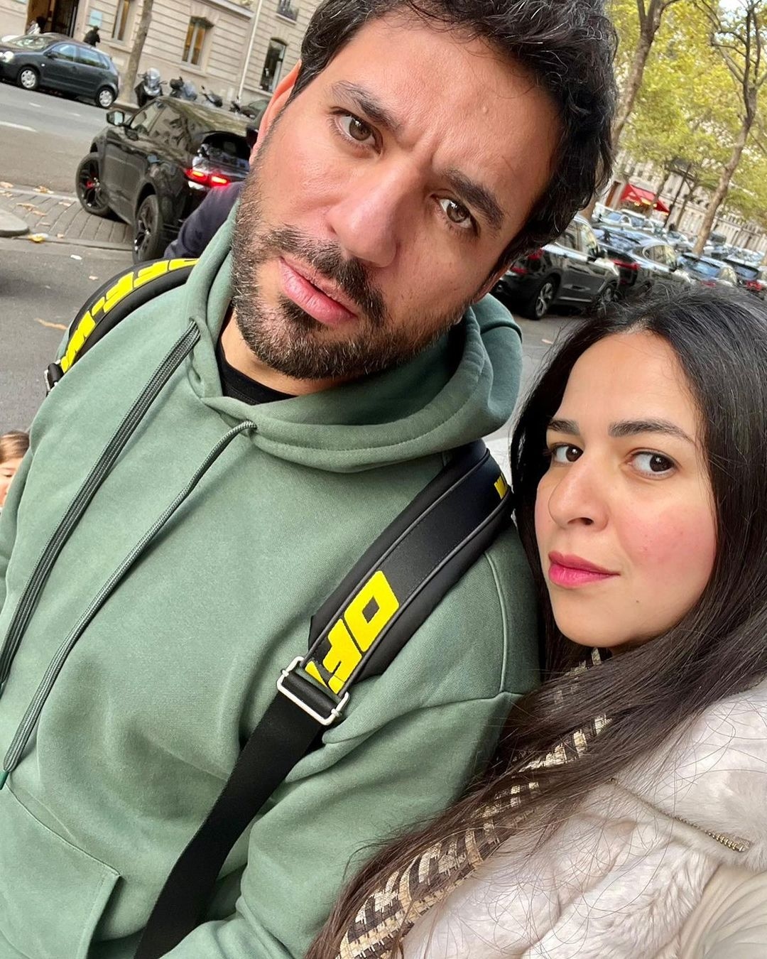 بهذه الصور عايدت إيمي سمير غانم زوجها حسن الرداد