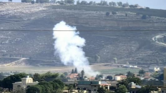 NNA: Israeli enemy artillery shelling targeted the center of the southern Lebanese town of Markaba