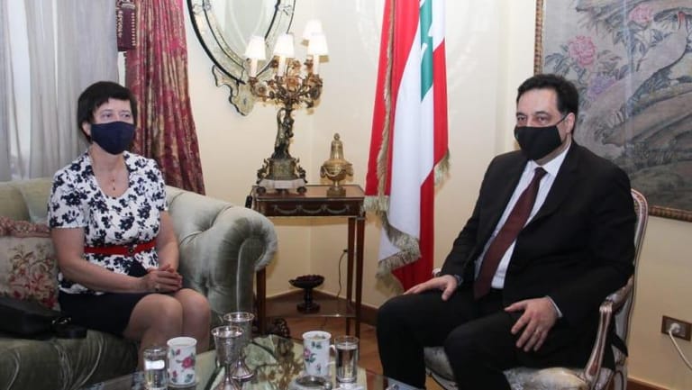 Diab welcomes newly appointed UN Special Coordinator for Lebanon