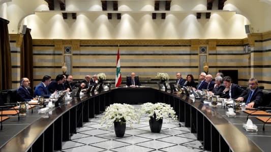 Mikati addresses cabinet, highlights international efforts favoring 'two-state' solution in Palestine