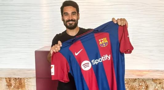 Barcelona sign Gundogan on free transfer after Man City exit