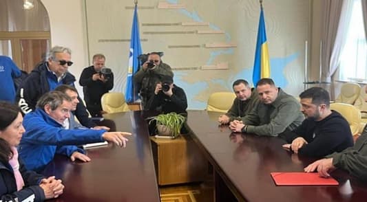 IAEA chief Grossi visits Zaporizhzhia region with Ukraine's Zelensky