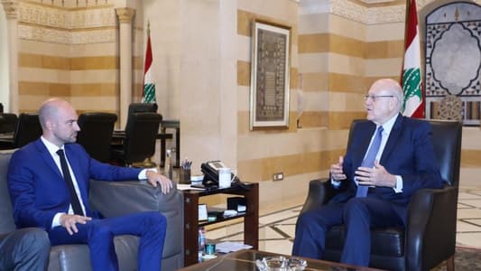 Mikati meets French Foreign Minister to discuss developments