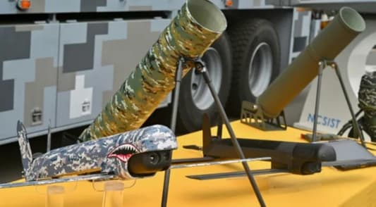 Taiwan unveils portable attack drone as China tensions rise