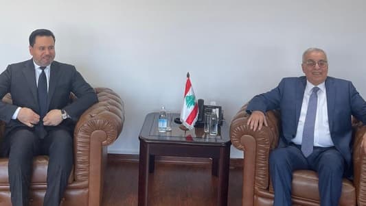 Bou Habib discusses south Lebanon situation, meets Kuwaiti Embassy Head of Mission