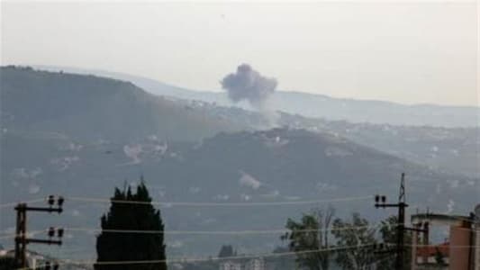 NNA: Israeli airstrikes targeted the outskirts of Rihan and Aaichiyeh in Jezzine