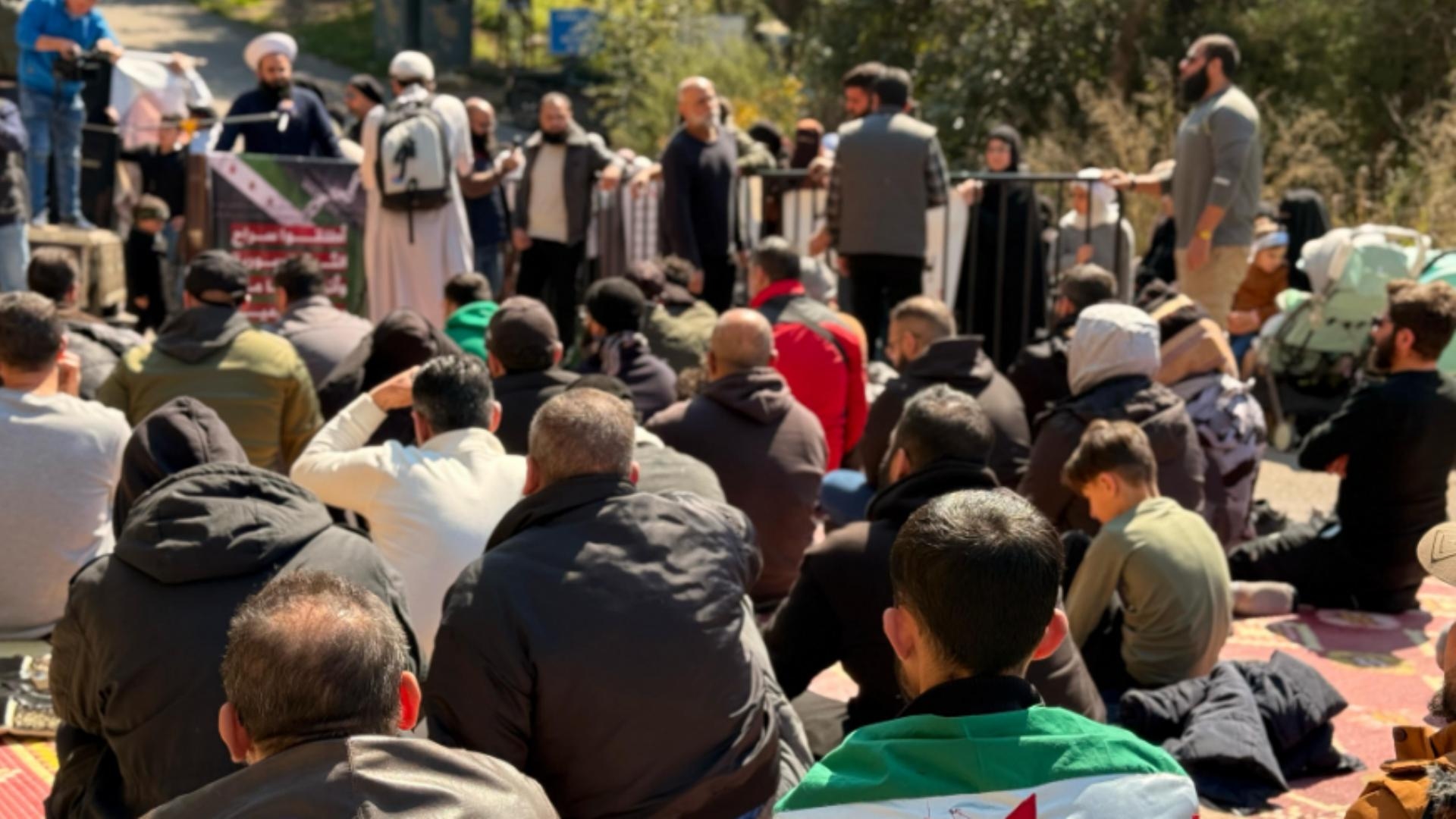 بالصّور: اعتصام أمام سجن رومية