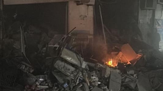 The Israeli airstrike in Zuqaq al-Blat targeted a café, not a residential apartment