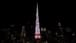 Watch: Burj Khalifa illuminated with the Lebanese flag