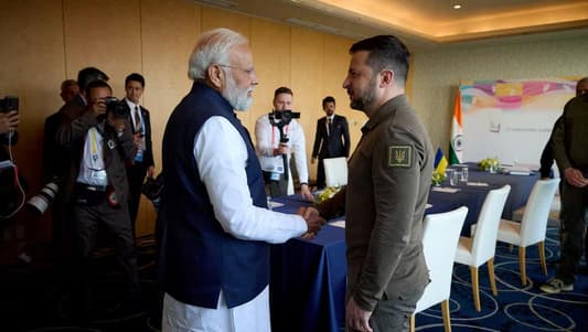 Modi arrives in Kyiv for talks with Zelenskiy