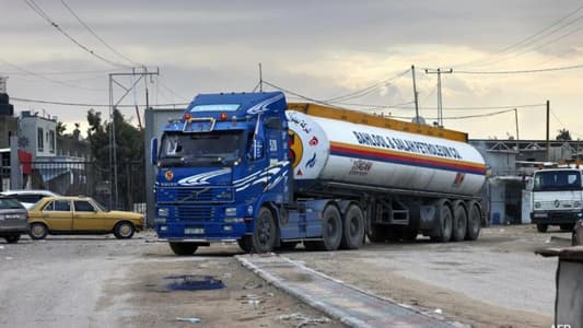 Israel allows two fuel tankers into Gaza daily