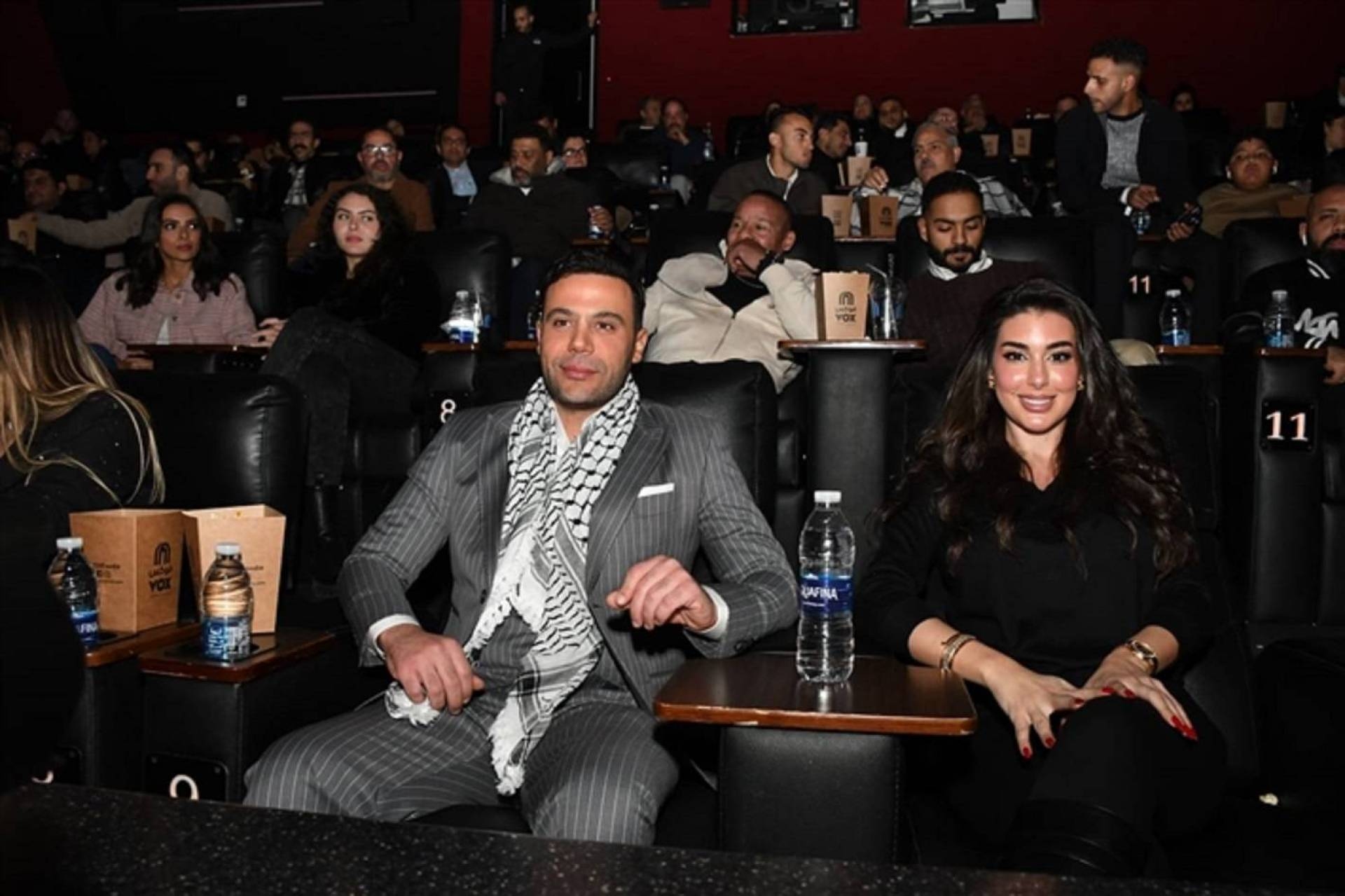 بالصور: ياسمين صبري ومحمد إمام في العرض الخاص لـ "أبو نسب"