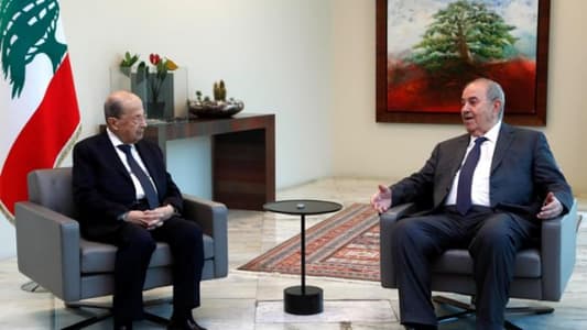 President Aoun meets former Iraqi PM, receives further Independence congratulatory cables
