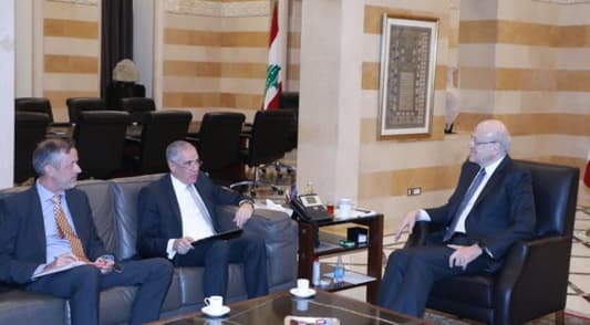 Mikati broaches local affairs with EU’s Tarraf