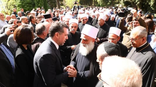 الجبل يعزي بفؤاد السعد في عين تراز
