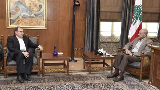 Berri broaches developments with Ain El-Tineh visitors