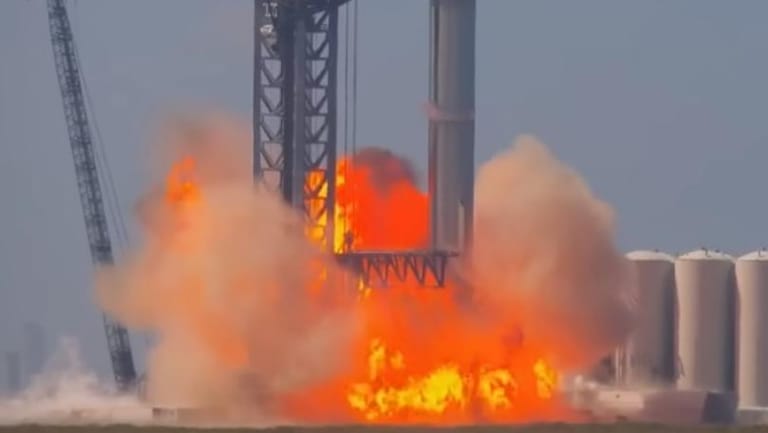Elon Musk’s SpaceX Starship Rocket Explodes and Catches Fire