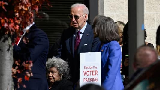 Biden casts early ballot for Harris as Election Day nears