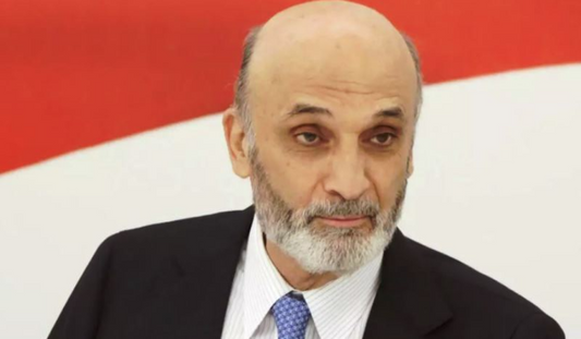 Geagea's tweet following suspension of cash aid to refugees