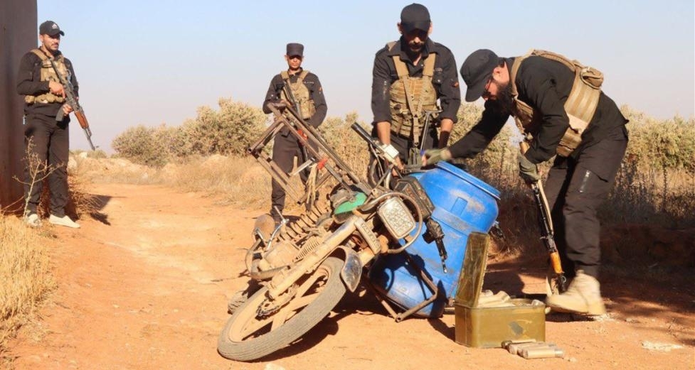 Photos: Motorcycle Packed with Ammunition Smuggled from Homs to Lebanon