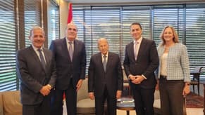 Photo: Hochstein visits Aoun at his residence