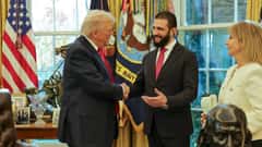 بالصور: ساعة ونصف بين ترامب والشرع... وواشنطن تعلّق "قيصر"