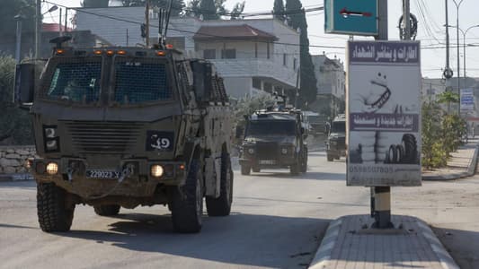 Palestinian media: Clashes and heavy gunfire reported during an Israeli army raid on the town of Qabatiya, south of Jenin