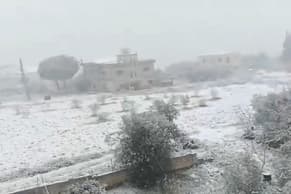 Watch: Snow Adorns Nabatieh