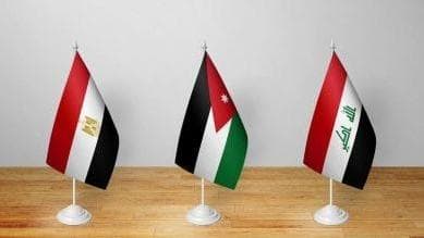 A joint Egyptian-Jordanian-Iraqi statement warns that Israel is pushing the region toward a full-scale war