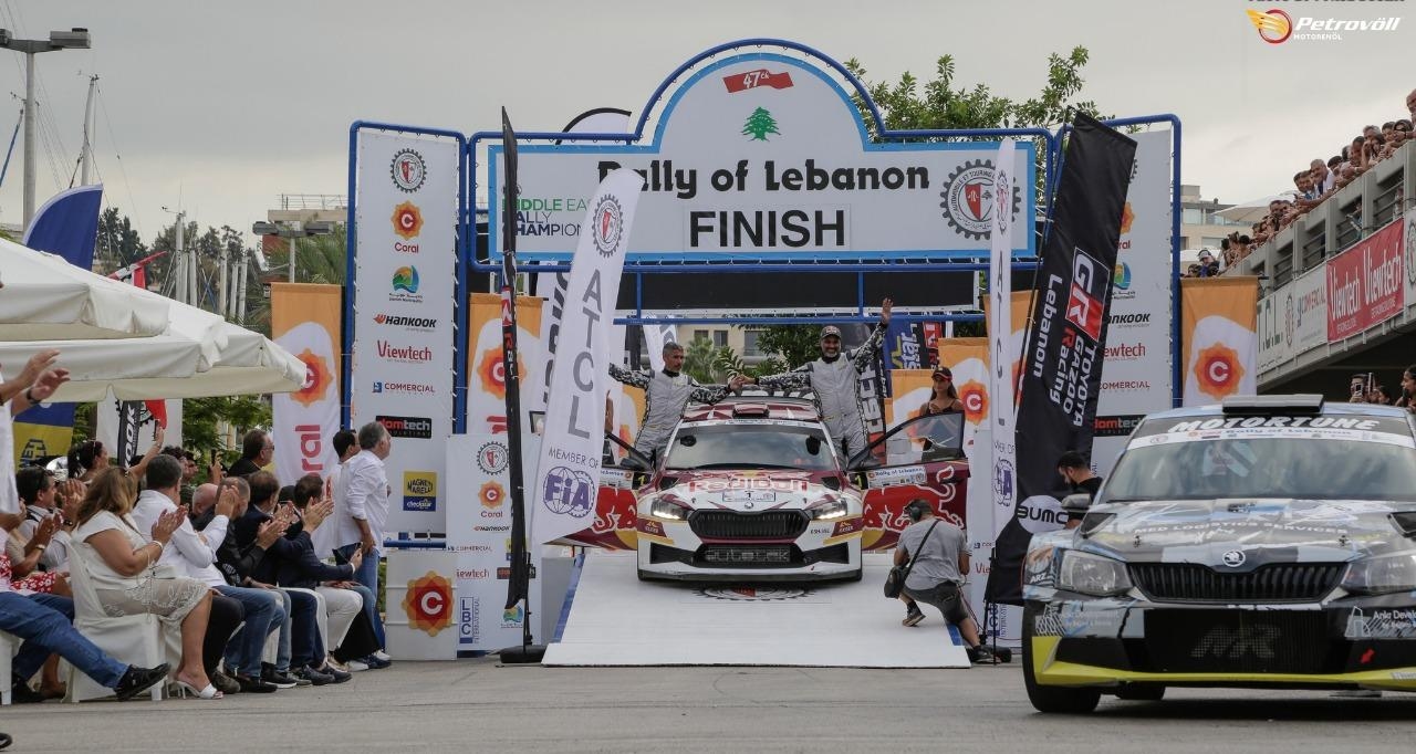 "نهاية دراماتيكية" لرالي لبنان الدولي حسمها روجيه فغالي للمرة الـ ١٨