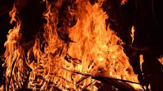 إخماد حريق اندلع في خراج بلدة حيزوق العكارية