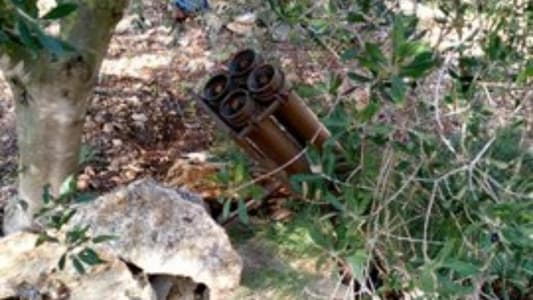 Photos: Two Missile Launchers Found in An Olive Field in Rmeish