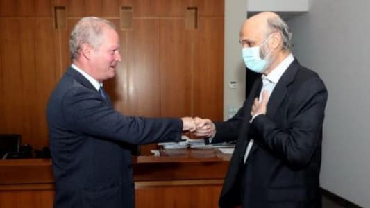 Geagea meets National Liberal Party delegation