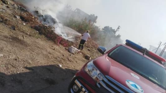 حريقان في بلدتي مشحا وببنين