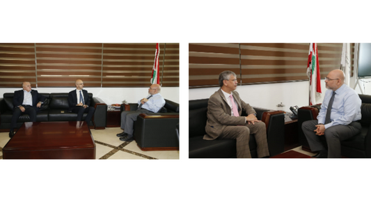 Health Minister discusses situation of Lebanon’s health sector with Ambassadors of Bulgaria, Pakistan