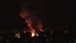 Photo: Large fires break out in Dahiyeh following violent Israeli raids