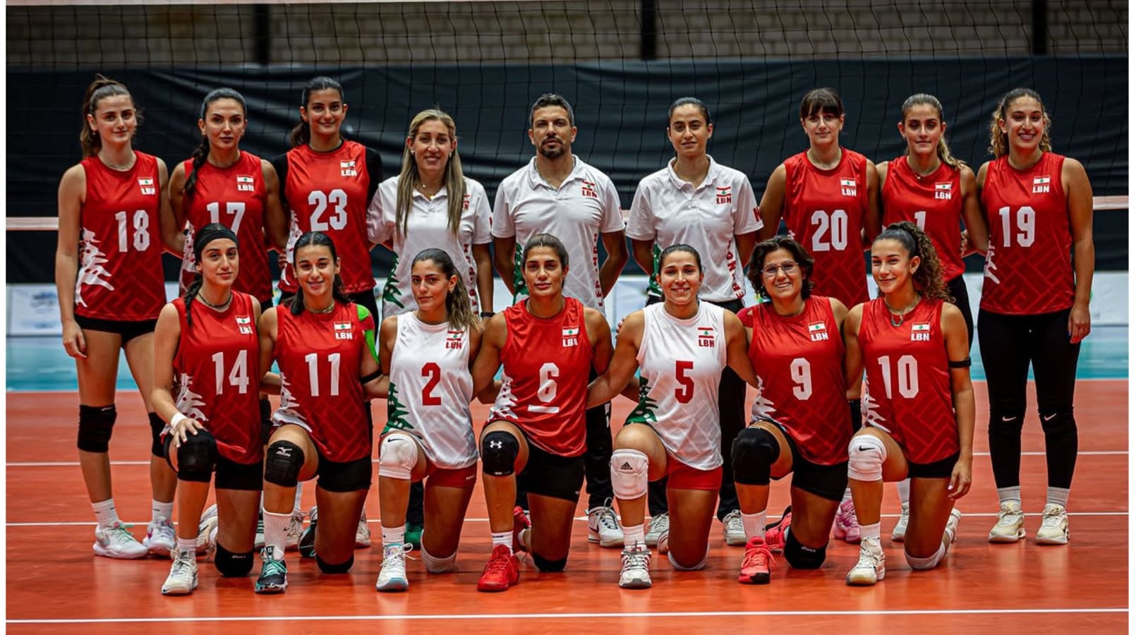 منتخب لبنان للسيدات في الكرة الطائرة. (وكالات)