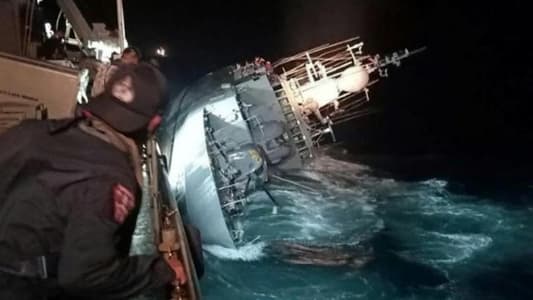 Navy official: Thai sailor rescued two days after navy ship sinks