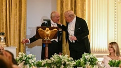 بالفيديو: "دعابة لاذعة" من الملك تشارلز إلى ترامب