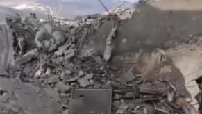 Watch: The aftermath of the airstrikes on Maifadoun