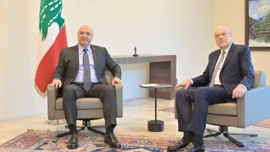 Aoun, Mikati discuss latest developments in the south