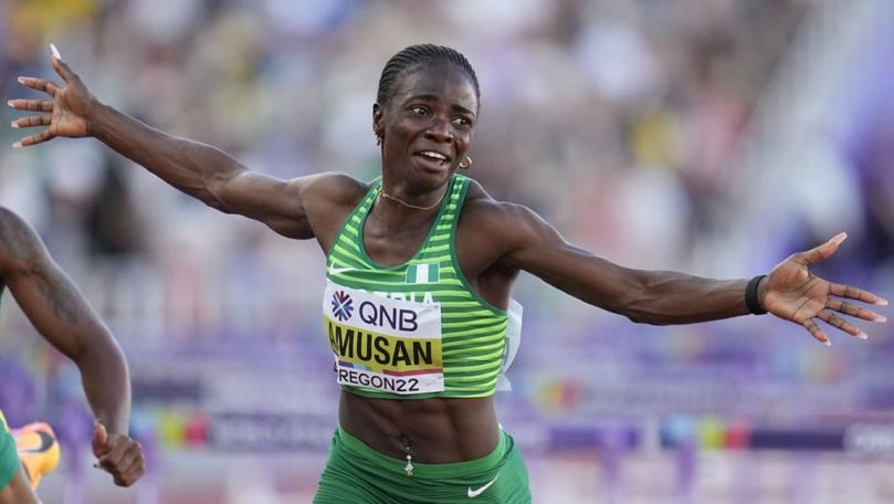 Nigeria's Tobi Amusan sets new world record in 100m hurdles