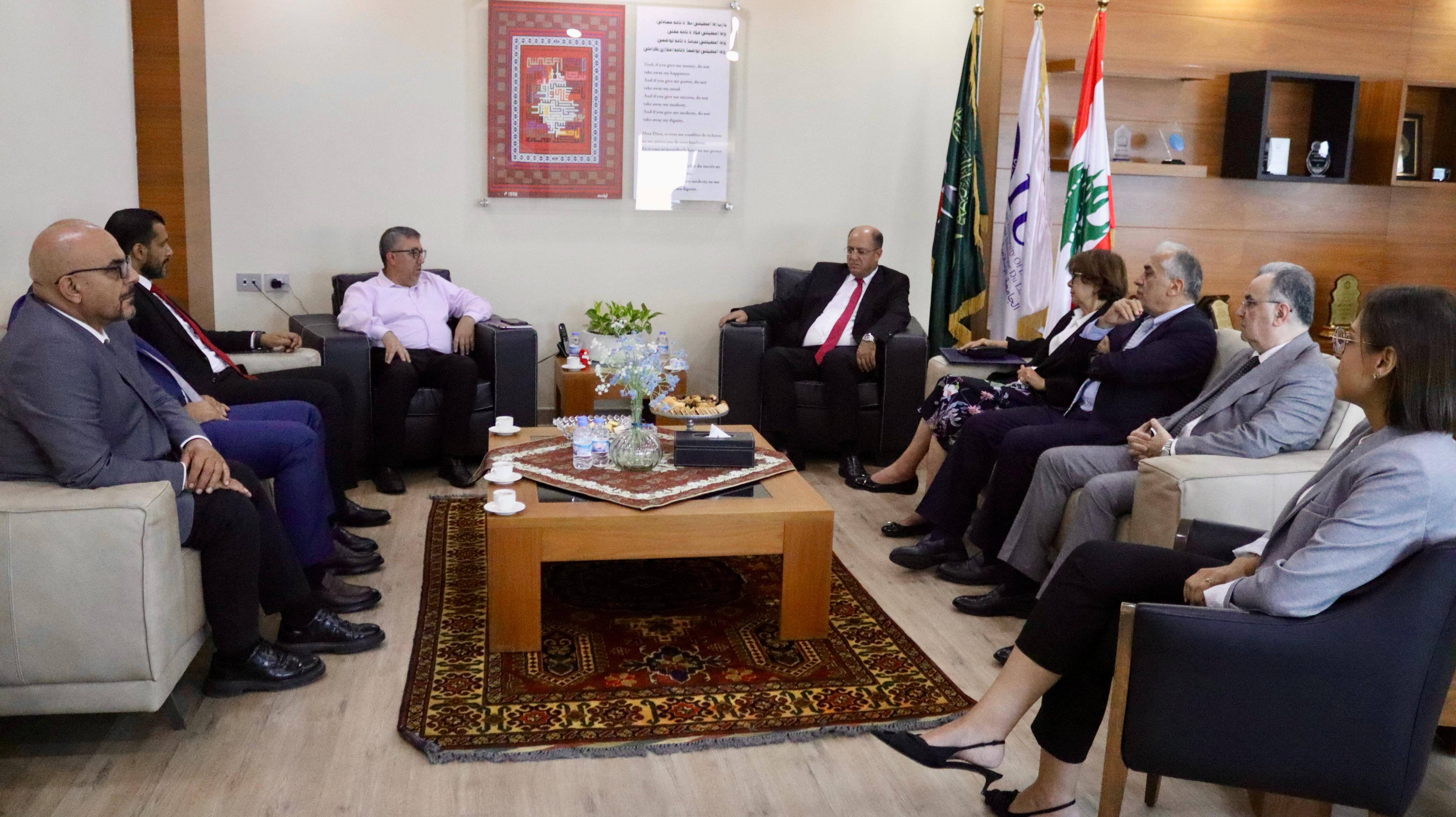 الجامعة الإسلاميّة في لبنان استقبلت سعادة مدير عام التّعليم العالي